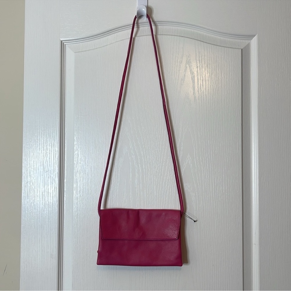 Free People Nicola Crossbody Leather Bag Pink - Picture 5 of 15